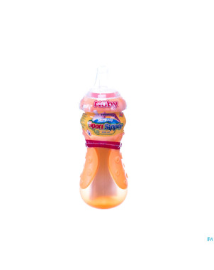 Nuby c gobelet sport sip.a/goutte paille +9m 300ml