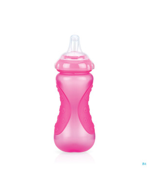 Nuby c gobelet sport sip.a/goutte paille +9m 300ml