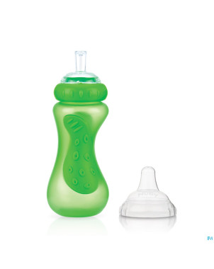 Nuby c gobelet sport sip.a/goutte paille +9m 300ml