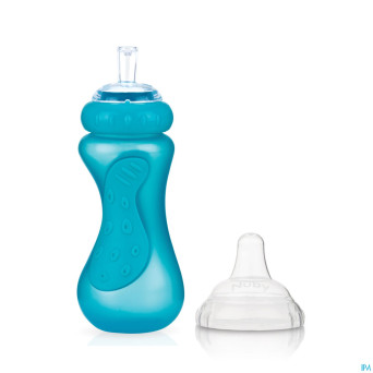 Nuby c gobelet sport sip.a/goutte paille +9m 300ml