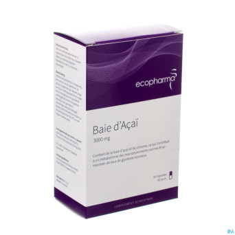 Baie acai 3000mg    caps  60