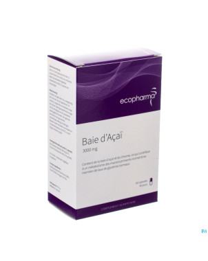 Baie acai 3000mg    caps  60