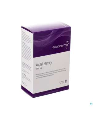 Baie acai 3000mg    caps  60