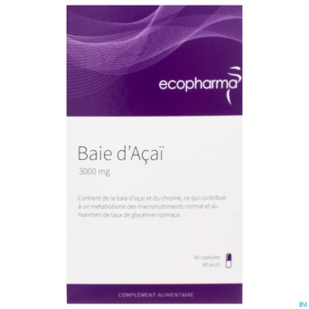 Baie acai 3000mg    caps  60