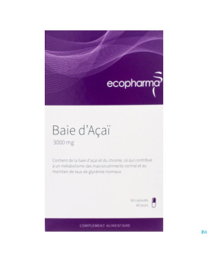 Baie acai 3000mg    caps  60