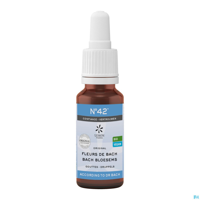 Fleurs de bach bio n42 gouttes confiance    20ml