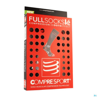 Compressport full socks v2.1 black 1s
