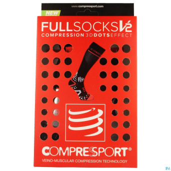 Compressport full socks v2.1 black 1s