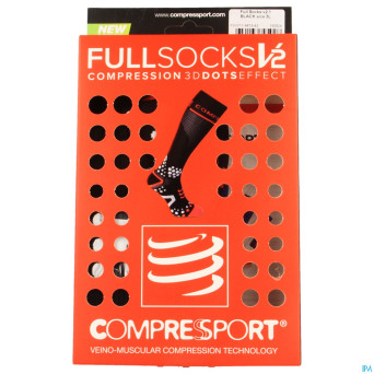Compressport full socks v2.1 black 3l