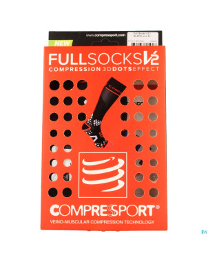 Compressport full socks v2.1 black 3l
