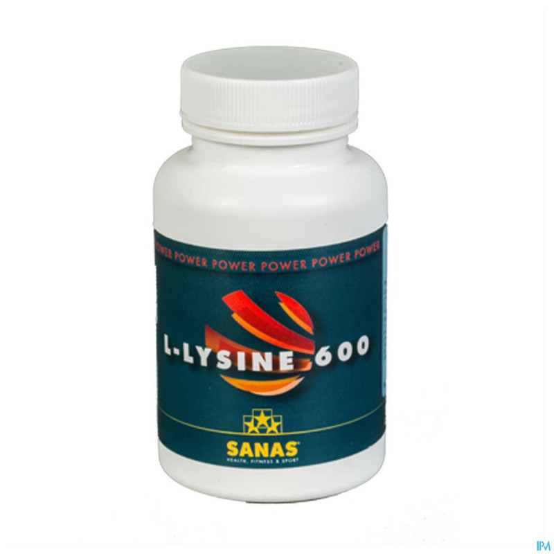 Sanas l-lysine 600 caps 60