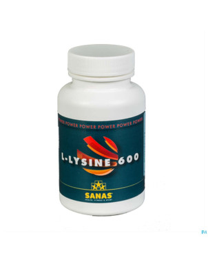 Sanas l-lysine 600 caps 60