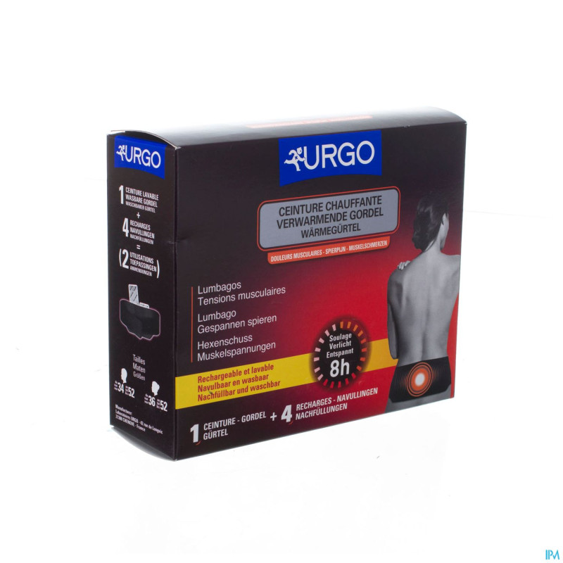 Urgo ceinture chauffante + recharche 4