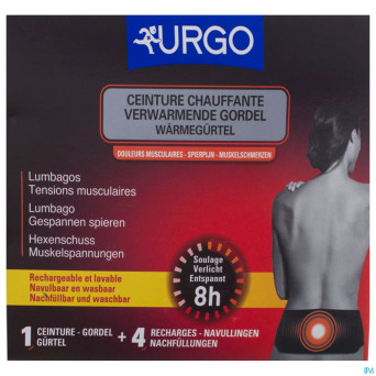Urgo ceinture chauffante + recharche 4