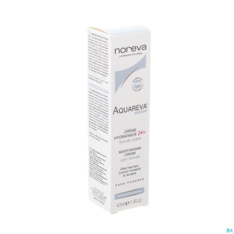 Aquareva creme hydra 24h texture legere  tube 40ml