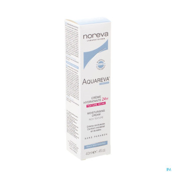 Aquareva creme hydra 24h texture riche   tube 40ml