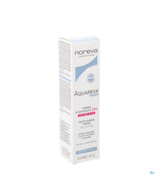 Aquareva creme hydra 24h texture riche   tube 40ml