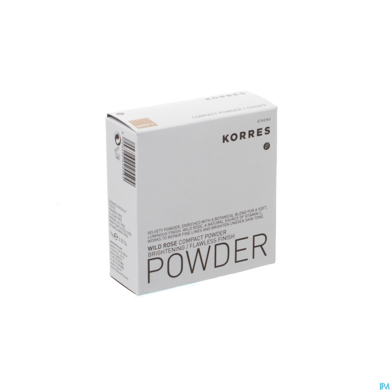 Korres km powder wild rose wrp3 10g