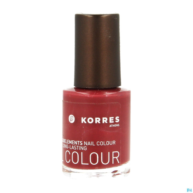 Korres km nail colour 60 berry rose    10ml