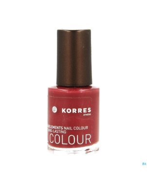 Korres km nail colour 60 berry rose    10ml