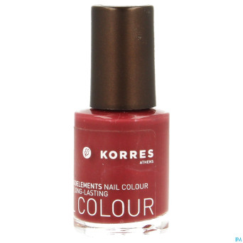 Korres km nail colour 60 berry rose    10ml