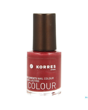 Korres km nail colour 60 berry rose    10ml