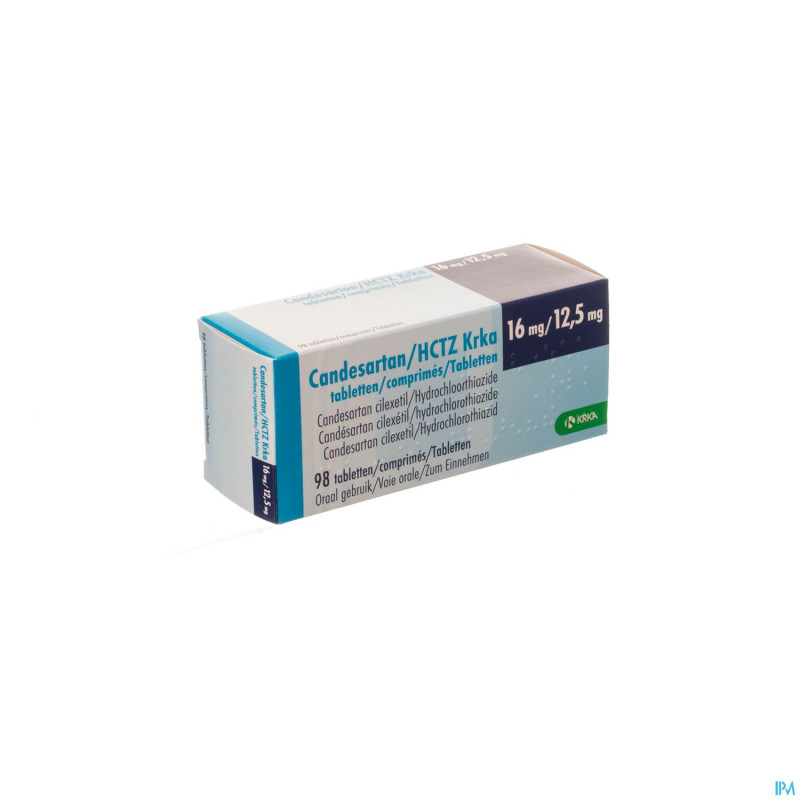 Candesartan hctz krka 16mg/12,5mg tabl 98