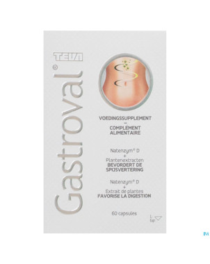 Gastroval blister caps  60