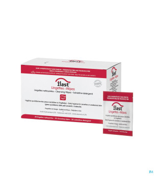 Ilast lingettes nettoy. sterile 20
