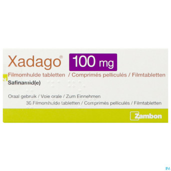 Xadago 100mg comp pell  30 x 100mg