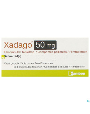Xadago  50mg comp pell  30 x  50mg