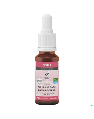 Fleurs de bach bio n40 gouttes energie    20ml