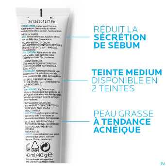 Lrp effaclar duo+ unifiant medium 40ml