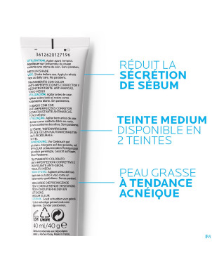 Lrp effaclar duo+ unifiant medium 40ml