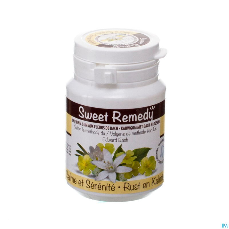 Sweet remedy chewing gum fl bach calme serenite 42