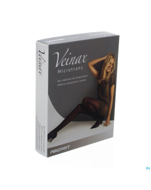 Veinax mi-bas microtrans 2 long noir taille 4