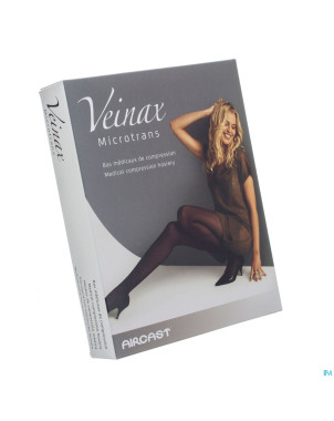 Veinax mi-bas microtrans 2 long noir taille 4
