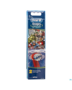 Oral b refill brosse vitality kids avengers 3