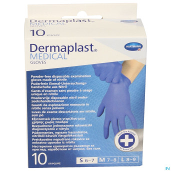 Dermaplast medical gloves non steril    10  s