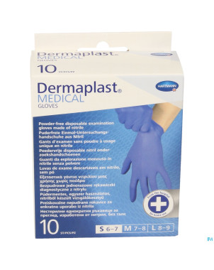 Dermaplast medical gloves non steril    10  s