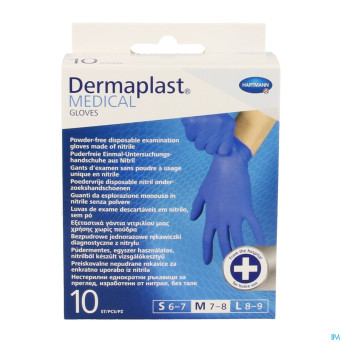 Dermaplast medical gloves non steril    10  m