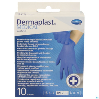 Dermaplast medical gloves non steril    10  m