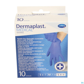 Dermaplast medical gloves non steril    10  l