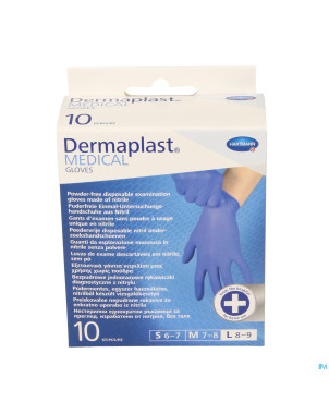 Dermaplast medical gloves non steril    10  l