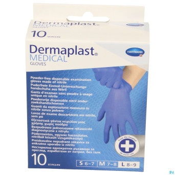 Dermaplast medical gloves non steril    10  l