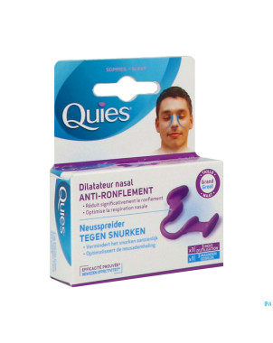 Quies a/ronflement dilateur nasal grande    1