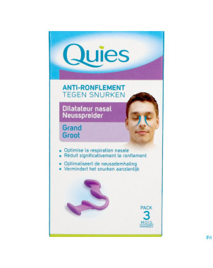 Quies a/ronflement dilateur nasal grande    1