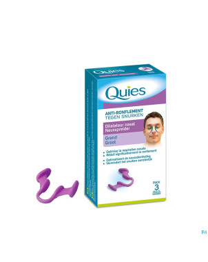 Quies a/ronflement dilateur nasal grande    1