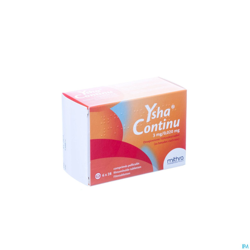 Annais continu 3mg/0,020mg comp pell  6 x 28