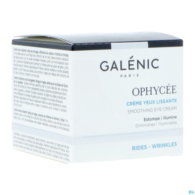 Galenic ophycee creme yeux lissante    pot 15ml